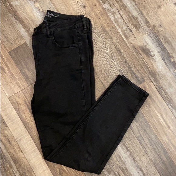 American Eagle Outfitters Pants - Black Hi-rise American Eagle Jeggings